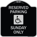 Reserved Parking Sunday Only (With Graphic