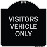 Reserved Parking Sign Visitor Vehicles Only