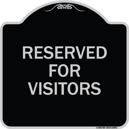 Reserved Parking Sign Reserved Parking for Visitors