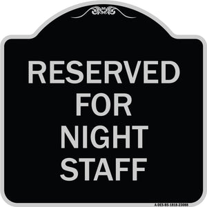 Reserved Parking for Night Staff