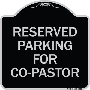 Reserved Parking for Co-Pastor