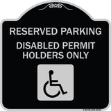 Reserved Parking - Disabled Permit Holders Only (With Updated Access Symbol)