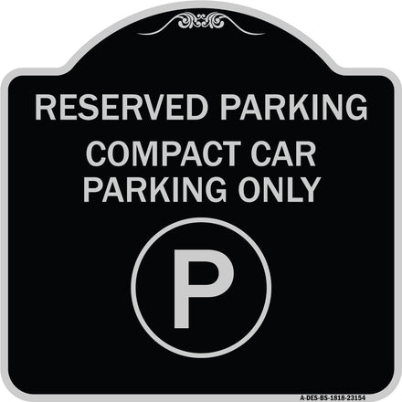 Reserved Parking - Compact Car Parking Only (With Parking Symbol)