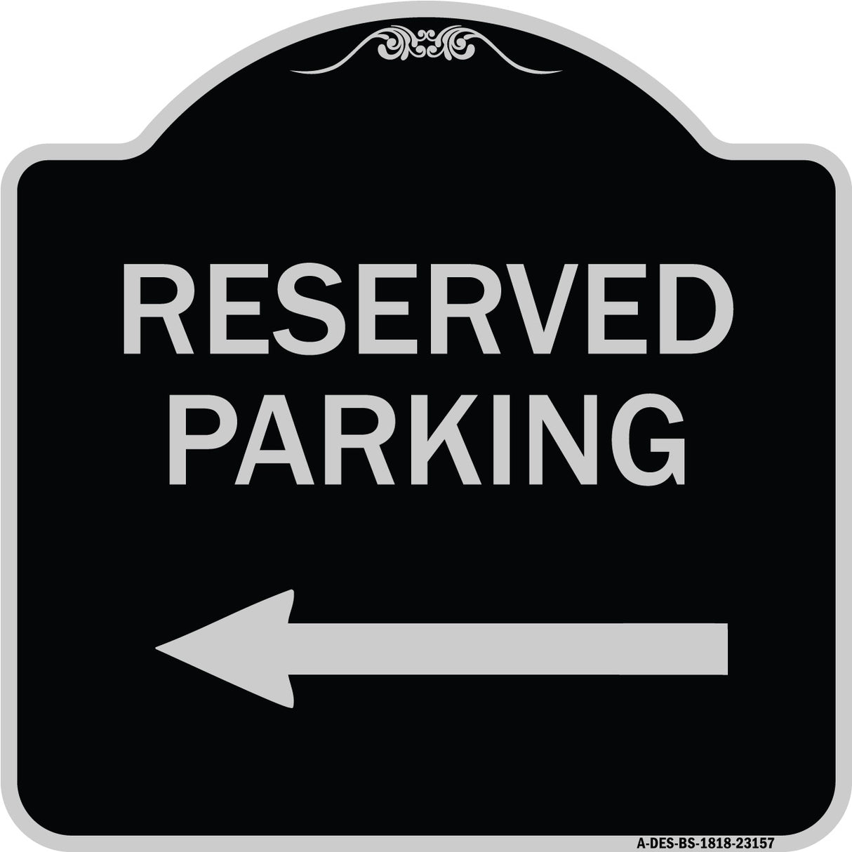 Reserved Parking (Left Arrow)