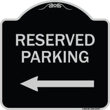 Reserved Parking (Left Arrow)
