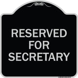 Reserved for Secretary