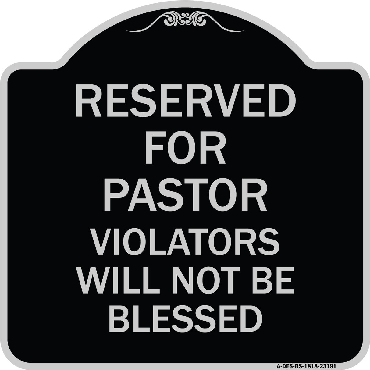 Reserved for Pastor Violators Will Not Be Blessed