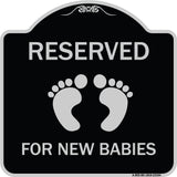 Reserved for New Babies with Symbol