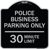 Police Business Parking Only 30 Minute Limit