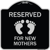 Pink Reserved Parking for New Mothers