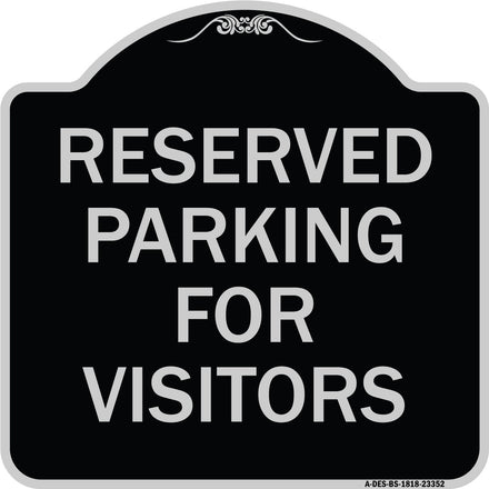 Parking Space Reserved Sign Parking Reserved for Visitors