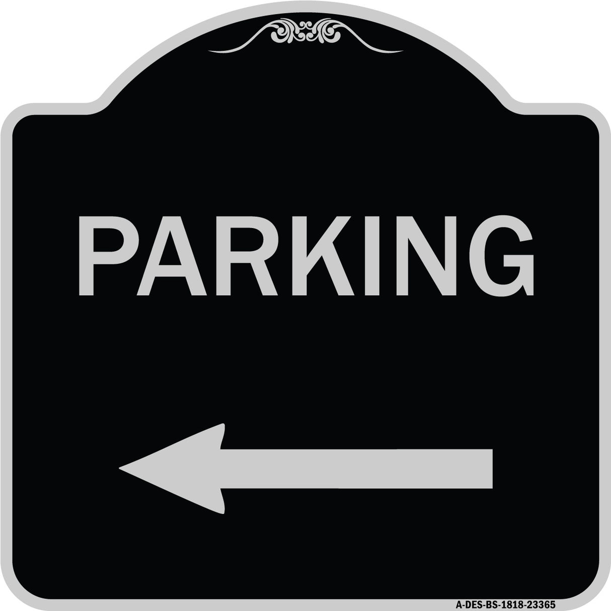 Parking Sign (Left Arrow)