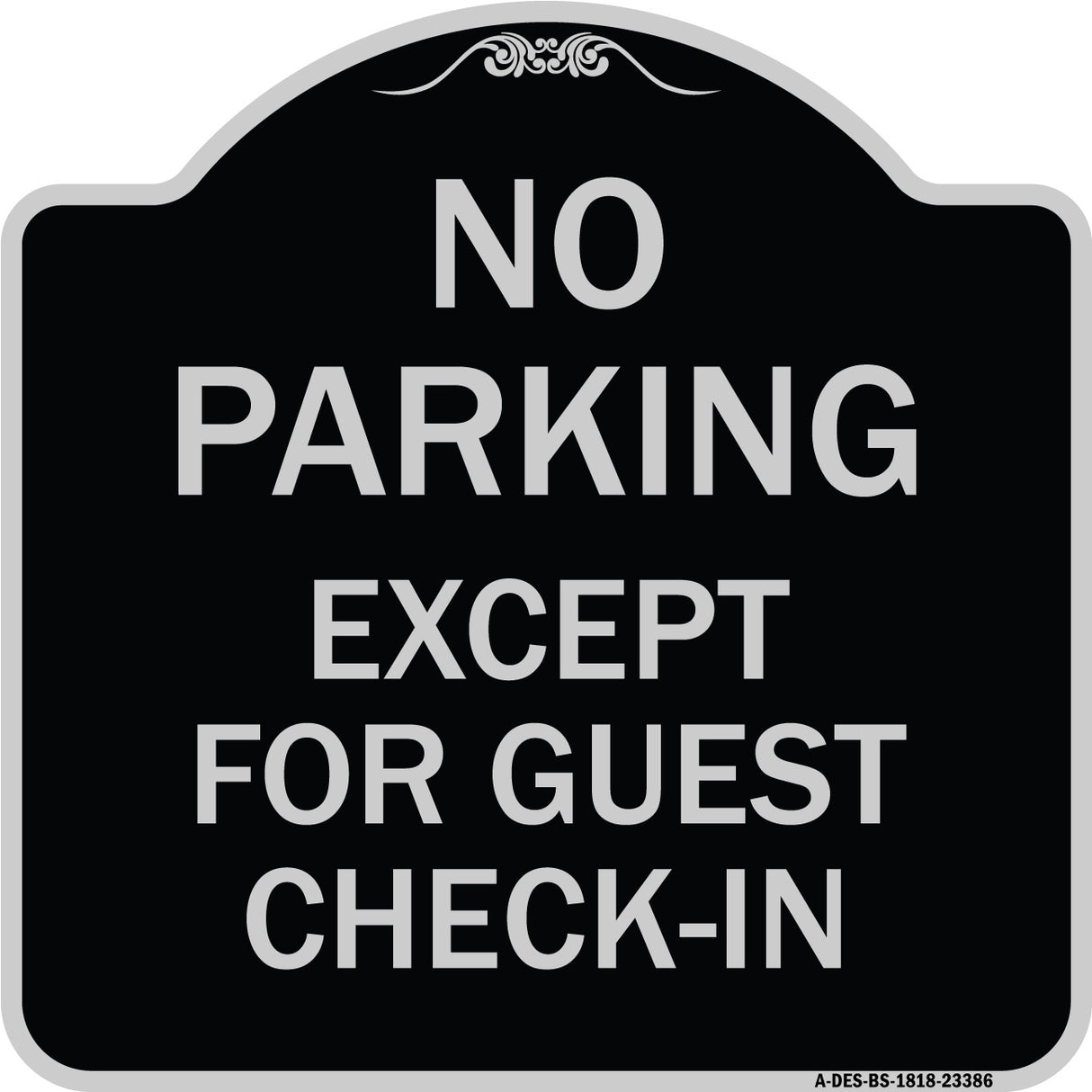 Parking Reserved for Guests Only