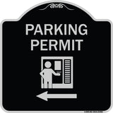 Parking Permit (With Left Arrow Symbol)