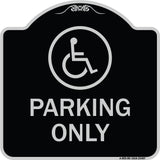 Parking Only (With New Access Symbol)