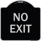 Parking Lot Sign No Exit