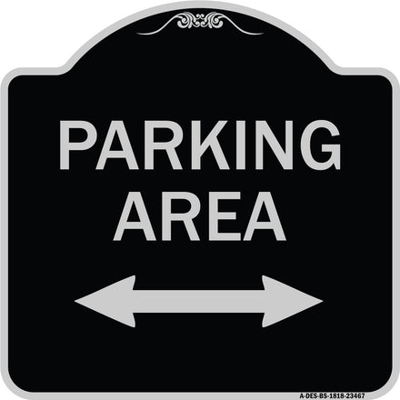 Parking Area with Bidirectional Arrow