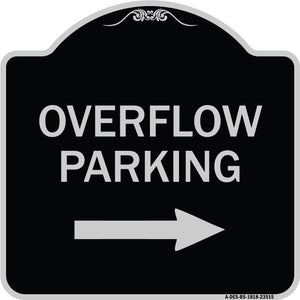 Overflow Parking with Right Arrow