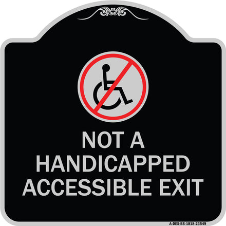 Not A Handicapped Accessible Exit (With Graphic)