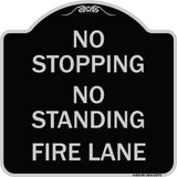 No Stopping No Standing Fire Lane