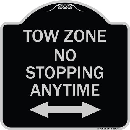 No Stopping Anytime with Bi-Directional Arrow