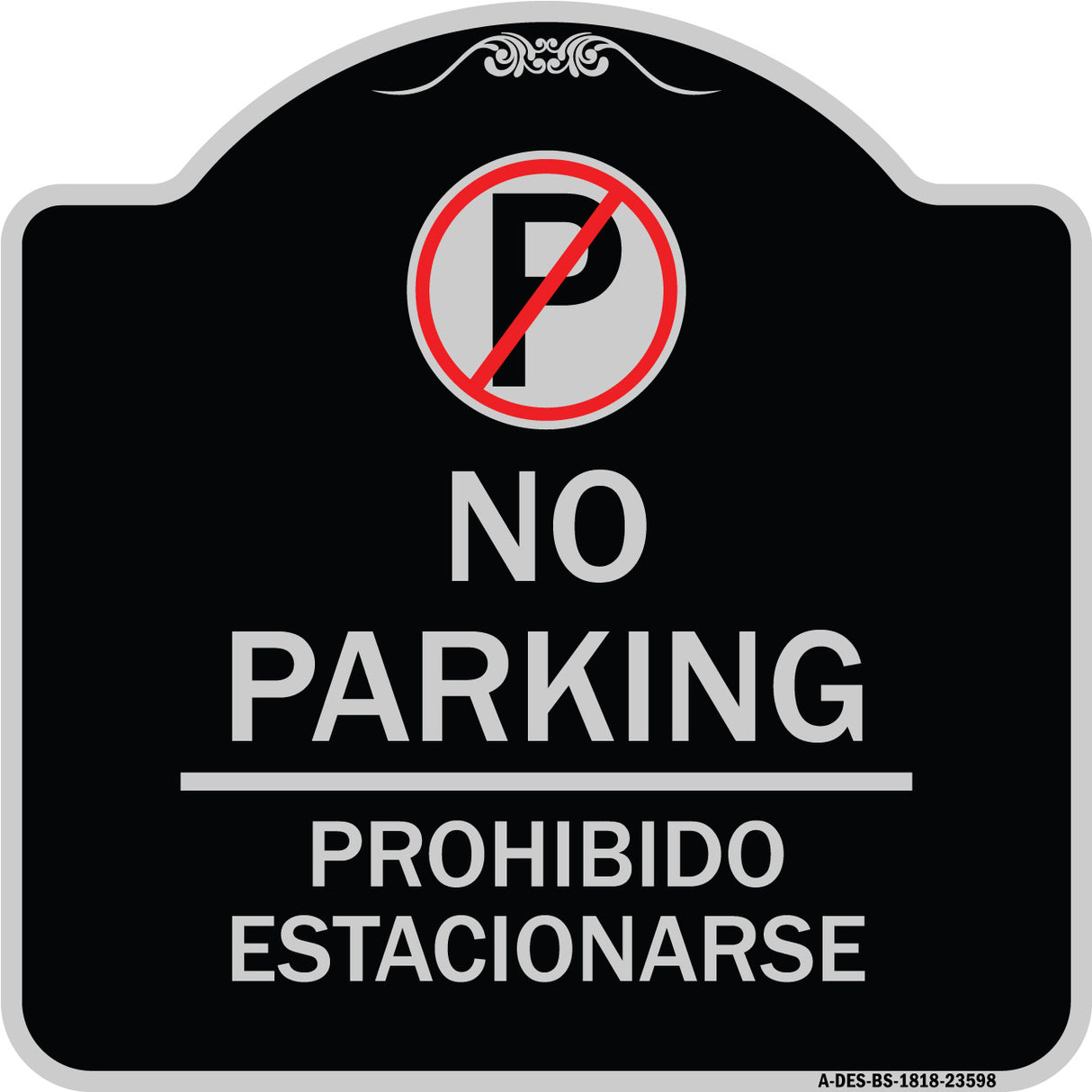 No Parking Prohibido Estacionar (No Parking Symbol)