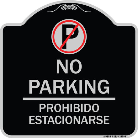 No Parking Prohibido Estacionar (No Parking Symbol)