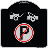 No Parking Tow Away Zone Symbol