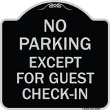 No Parking Except for Guest Check-In