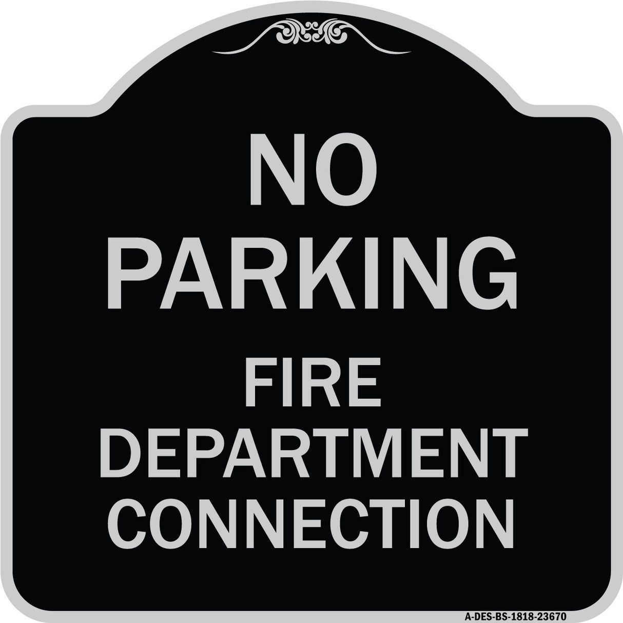 No Parking Sign No Parking - Fire Department Connection