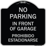 No Parking in Front of Garage Prohibido Estacionarse