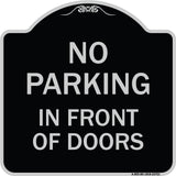 No Parking in Front of Doors