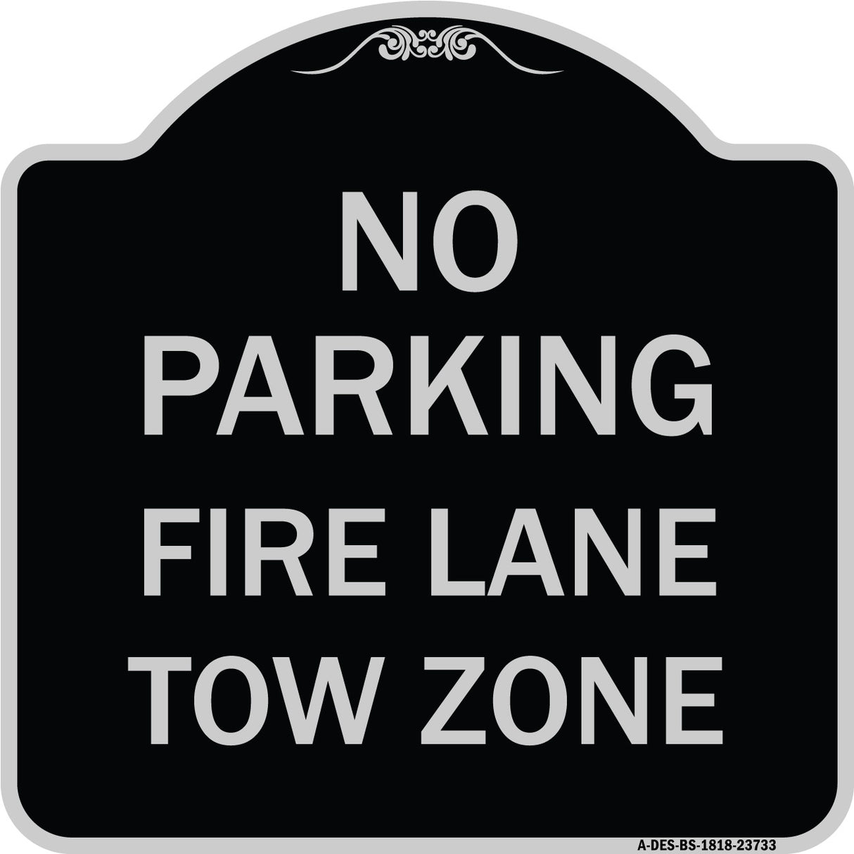 No Parking Fire Lane Tow Zone (K-1645)