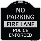 No Parking Fire Lane Police Enforced