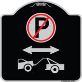 No Parking - Tow Away Zone (With Graphic)