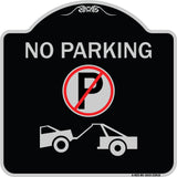 No Parking (No Parking Symbol and Tow Truck Symbol)
