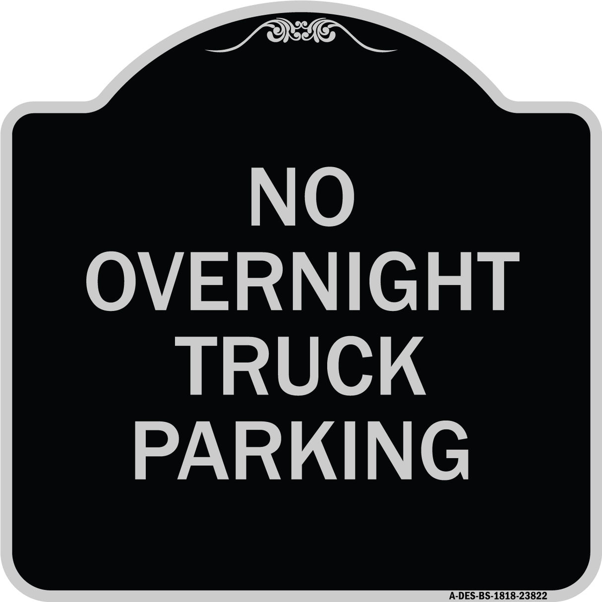No Overnight Truck Parking
