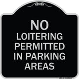 No Loitering Permitted in Parking Areas