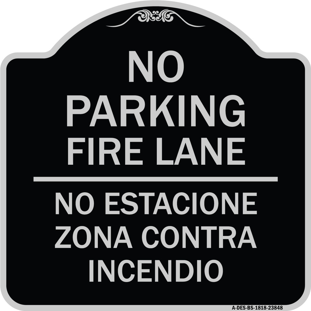 No Estacione Zona Contra Incendio