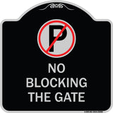 No Blocking the Gate with Graphic