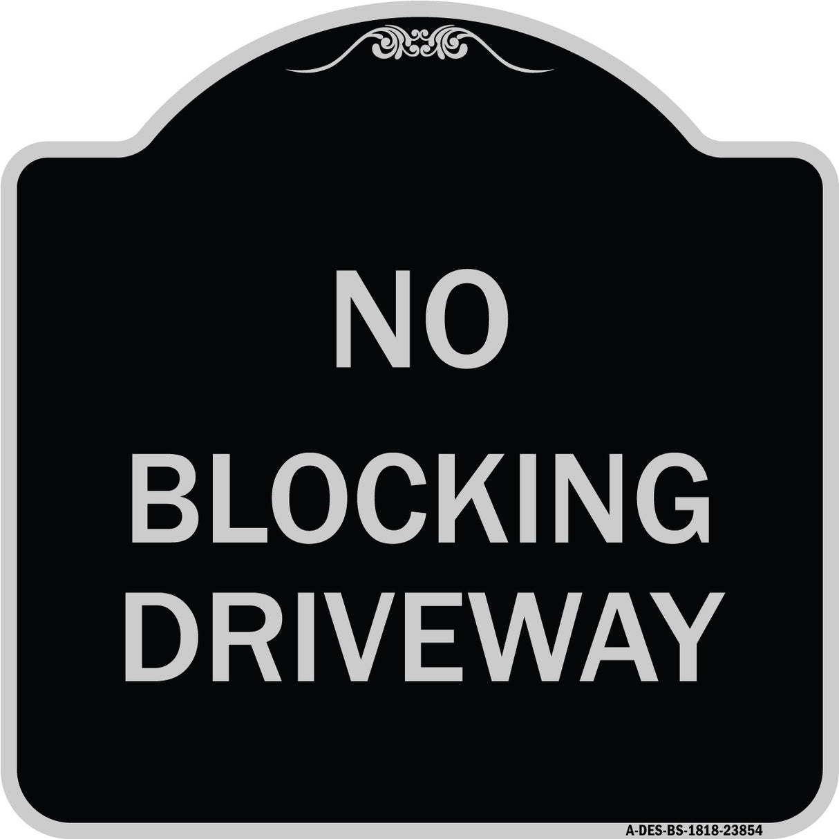No Blocking Driveway