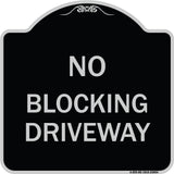 No Blocking Driveway