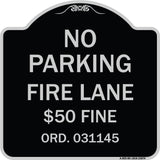 Missouri No Parking Fire Lane $50 Fine