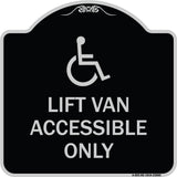 Lift Van Accessible Only (With Updated Isa Symbol)