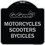 Go Green Sign Go Green - Motorcycles Scooters Bicycles