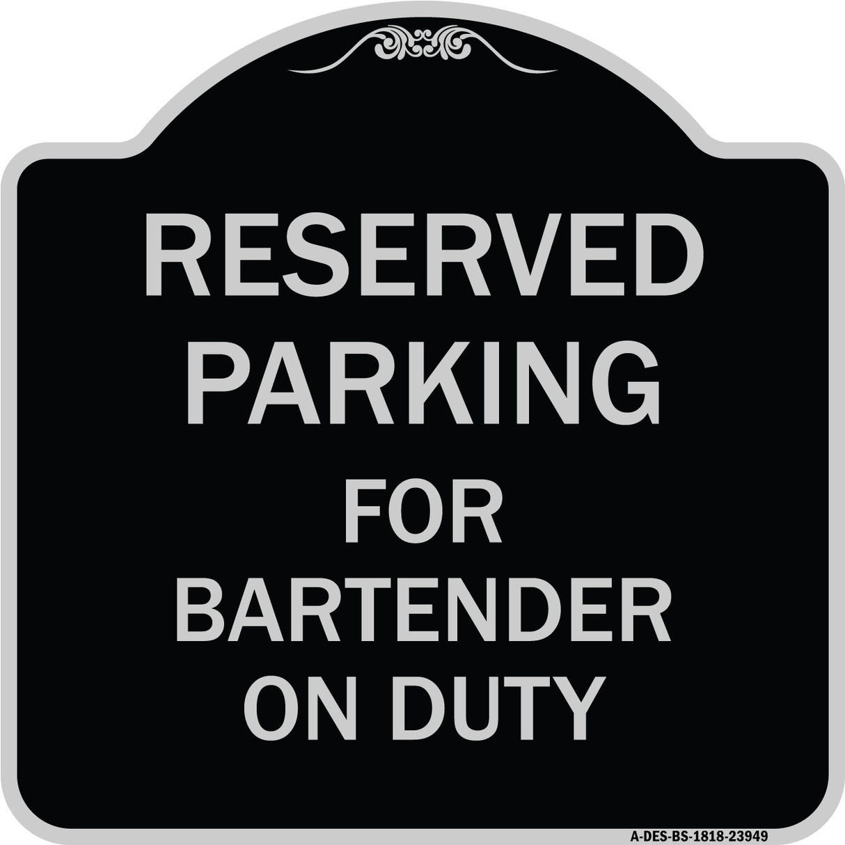 For Bartender on Duty