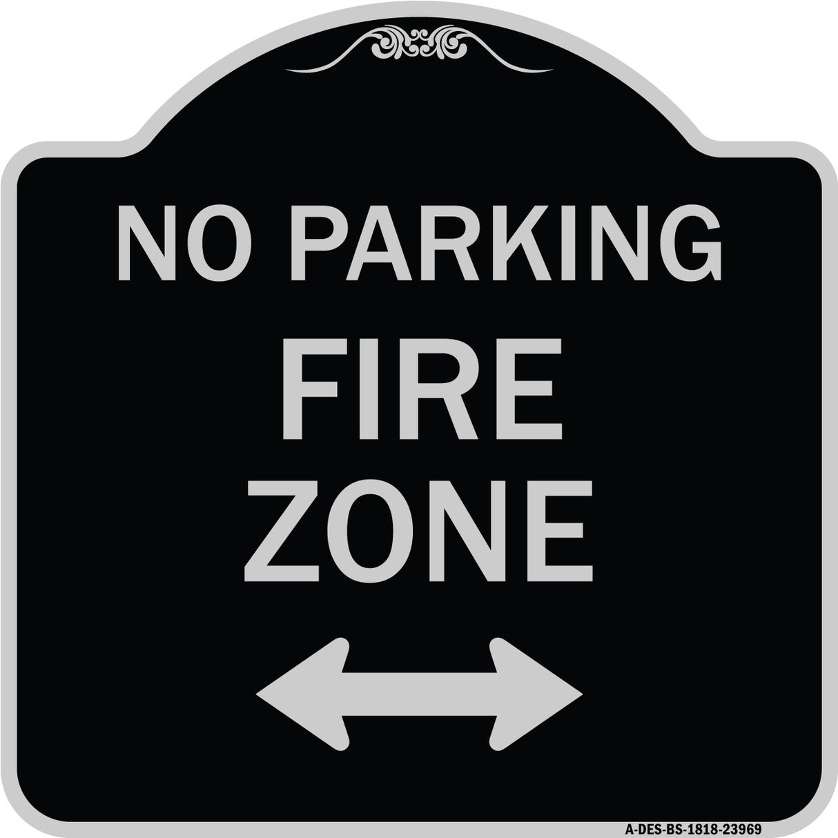 Fire Zone with Bidirectional Arrow