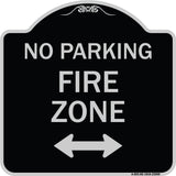 Fire Zone with Bidirectional Arrow