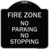 Fire Zone No Parking No Stopping