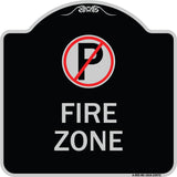 Fire Zone (No Parking Symbol)